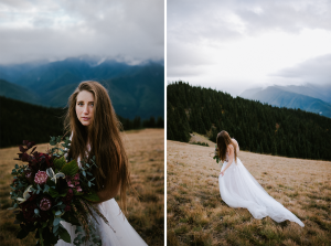 Hello Miss Lovely Photography | hurricane ridge bridal portrait