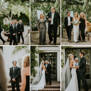 Hello Miss Lovely Photography | courtyard ceremony