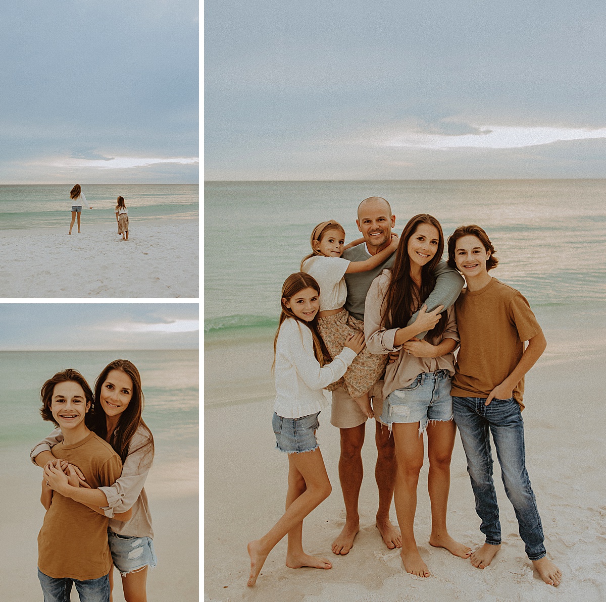family beach portraits in destin florida